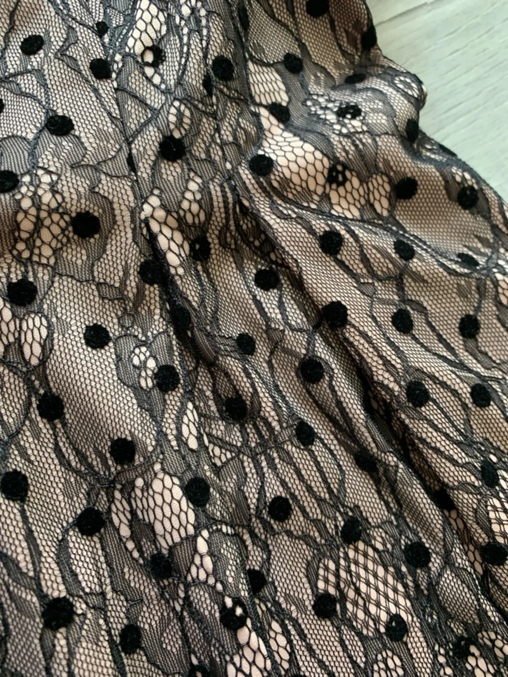 Jason Wu Pink Dress with Black Lace Overlay